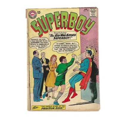 Superboy #104 Comic Book Featuring The Kid Who Kayoed Superboy April 1962