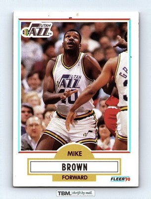 1990 Fleer #183 Mike Brown 6.5