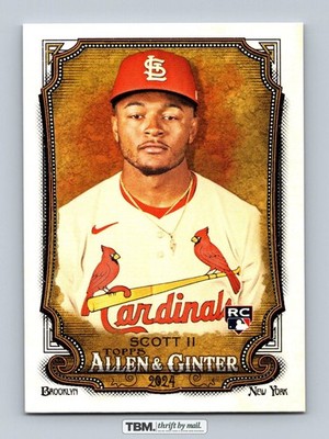 2024 Allen & Ginter #217 Victor Scott II 9.5
