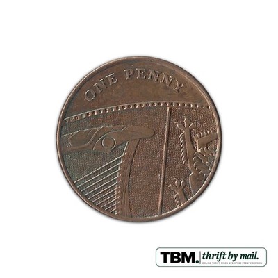 2010 United Kingdom Shield Reverse British Decimal Penny About Uncirculated - Image 2