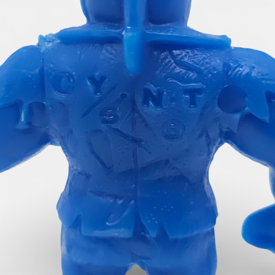 Vintage Blue M.U.S.C.L.E. #198 Soldierman Kinnikuman Muscle Men Mattel - Image 3