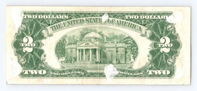 1953 $2 Federal Reserve Note 35 - Image 2
