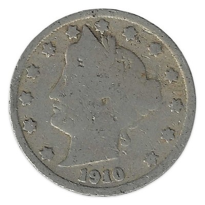 1910 Liberty Head Nickel Fine