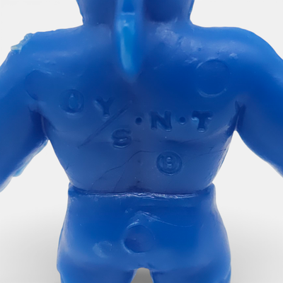 Vintage Blue M.U.S.C.L.E. #205 Powerfulman Kinnikuman Muscle Men Mattel - Image 3