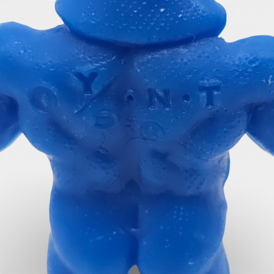 Vintage Blue M.U.S.C.L.E. #076 Eraginesu Kinnikuman Muscle Men Mattel - Image 3