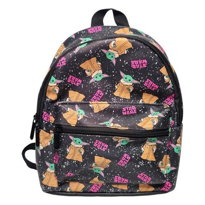 Bioworld Star Wars Grogu The Child Mini Backpack Kids Small Black Excellent