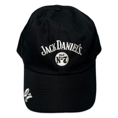 Jack Daniel's Baseball Cap Mens OSFM Black Excellent