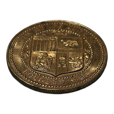 null 1984 Summer Olympics / City of Los Angeles souvenir coin Vintage 1984 Summe - Image 3
