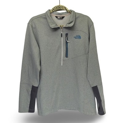 The North Face Quarter-zip pullover fleece quarter zip gray XL