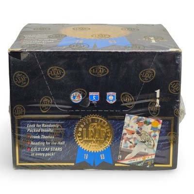 Leaf Baseball Series 1 Hobby Jumbo Box 1993 Blue NEW Sealed