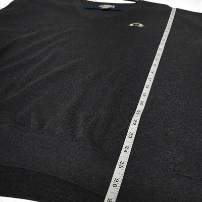 Cutter Buck Green Bay Packers V-Neck Sweater Men XXL Gray Cotton Golf - Image 7