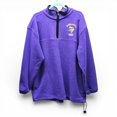 NFL Style and Graphics / VF Imagewear Minnesota Vikings quarter-zip fleece pullo