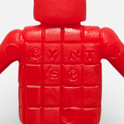 Vintage Red M.U.S.C.L.E. #044 Benkiman(A) Kinnikuman Muscle Men Mattel - Image 3