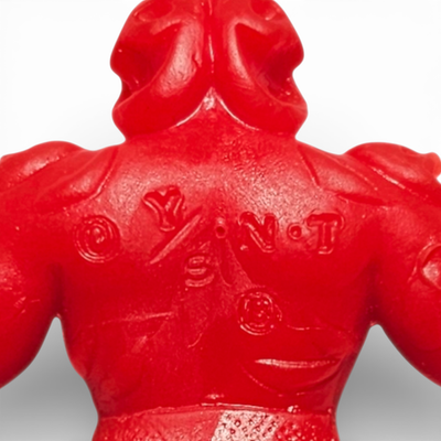 Vintage Red M.U.S.C.L.E. #128 Smileman Kinnikuman Muscle Men Mattel - Image 3