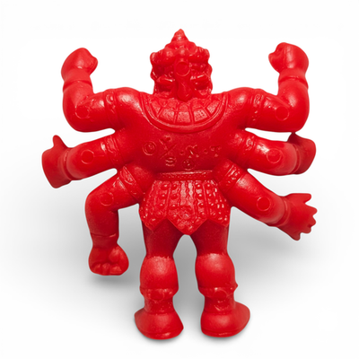 Vintage Red M.U.S.C.L.E. #129 Ashuraman(C) Kinnikuman Muscle Men Mattel - Image 2