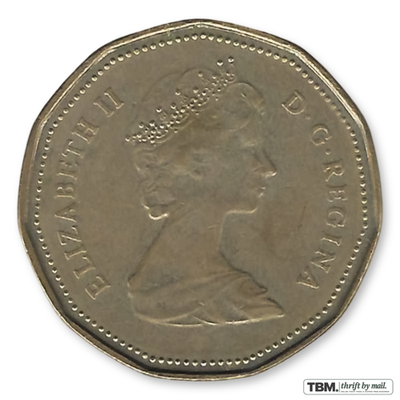 1987 Canada Loon Dollar About Uncirculated