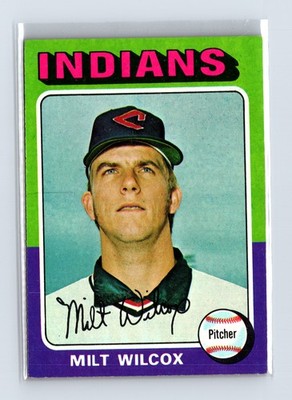 1975 Topps Baseball - SET BREAK - #14 Milt Wilcox