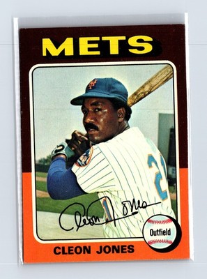 1975 Topps Baseball - SET BREAK - #43 Cleon Jones