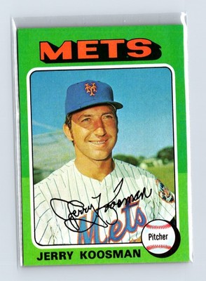 1975 Topps Baseball - SET BREAK - #19 Jerry Koosman