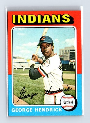 1975 Topps Baseball - SET BREAK - #109 George Hendrick