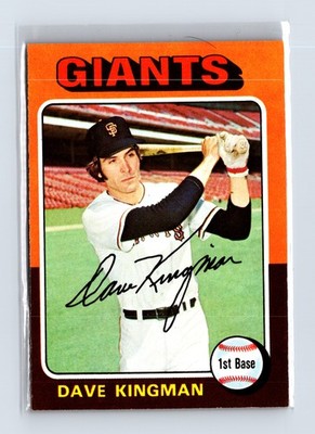 1975 Topps Baseball - SET BREAK - #156 Dave Kingman