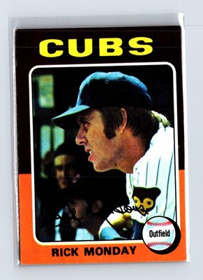 1975 Topps Baseball - SET BREAK - #129 Rick Monday