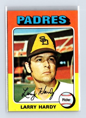 1975 Topps Baseball - SET BREAK - #112 Larry Hardy (RC)