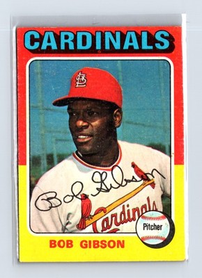 1975 Topps Baseball - SET BREAK - #150 Bob Gibson (HOF)