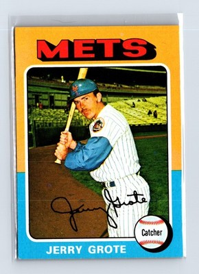 1975 Topps Baseball - SET BREAK - #158 Jerry Grote