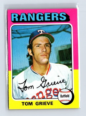 1975 Topps Baseball - SET BREAK - #234 Tom Grieve