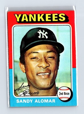 1975 Topps Baseball - SET BREAK - #266 Sandy Alomar