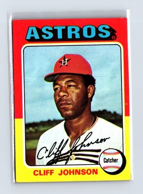 1975 Topps Baseball - SET BREAK - #143 Cliff Johnson (RC)