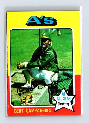 1975 Topps Baseball - SET BREAK - #170 Bert Campaneris