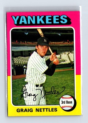 1975 Topps Baseball - SET BREAK - #160 Graig Nettles