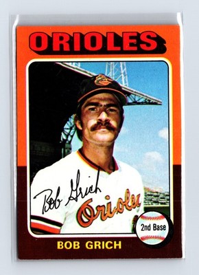 1975 Topps Baseball - SET BREAK - #225 Bob Grich