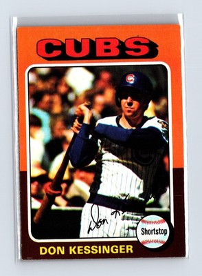 1975 Topps Baseball - SET BREAK - #315 Don Kessinger