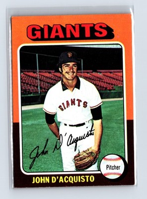 1975 Topps Baseball - SET BREAK - #372 John D'Acquisto
