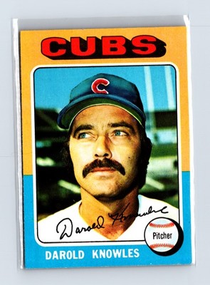 1975 Topps Baseball - SET BREAK - #352 Darold Knowles