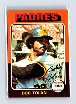 1975 Topps Baseball - SET BREAK - #402 Bobby Tolan
