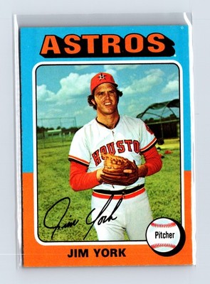 1975 Topps Baseball - SET BREAK - #383 Jim York