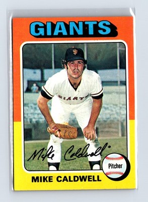 1975 Topps Baseball - SET BREAK - #347 Mike Caldwell