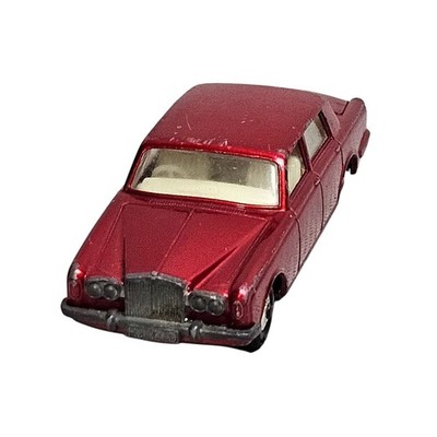Matchbox Series No 24 Rolls Royce Silver Shadow Red Diecast Toy Car by Lesney