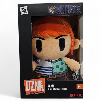 One Piece NAMI Dead OR Alive Edition #34 YuMe DZNR Plush New In Box Collectible