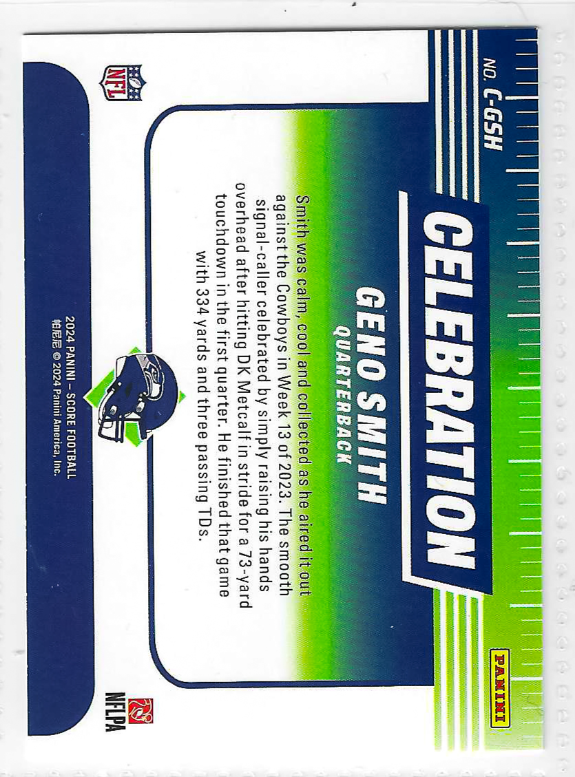 2024 Score Celebration - Geno Smith #C-GSH - Image 2