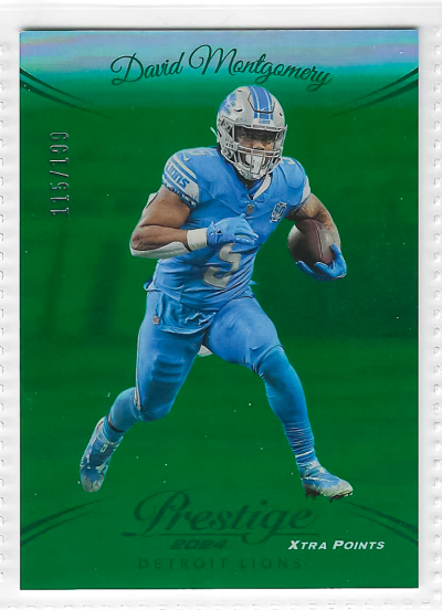 2024 Panini Prestige - David Montgomery #97 Xtra Points Red /199