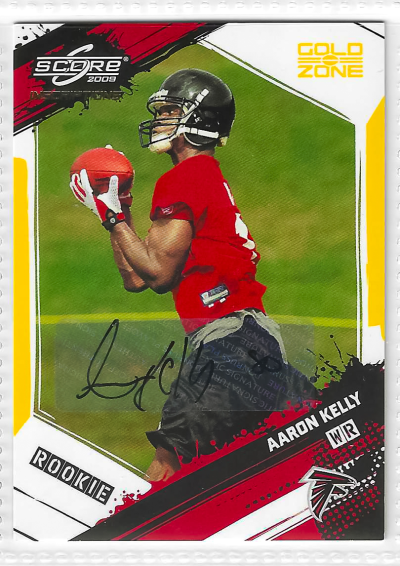 2009 Score Inscriptions - Rookie Aaron Kelly #303 Autographs /50 (AU, RC)