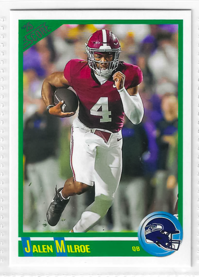 2025 Score - Anniversary Rookies - Jalen Milroe #7 (RC)