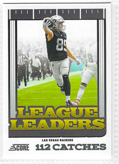 2025 Score - League Leaders - Brock Bowers #12