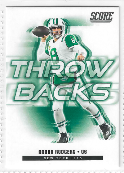 2025 Score - Throwbacks Aaron Rodgers #10