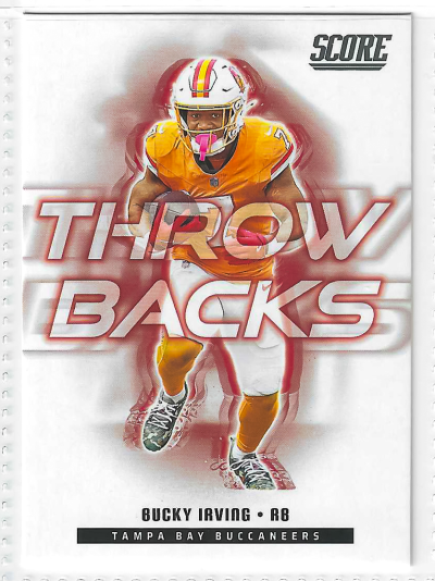 2025 Score - Throwbacks Bucky Irving #23